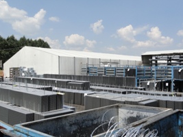 Raktársátor 17,5 méter széles-18